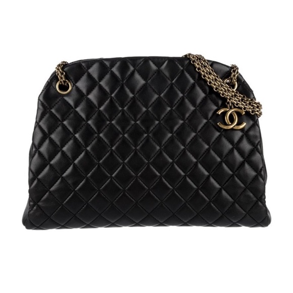 CHANEL
Black Quilted Lambskin Leather Large Just Mademoiselle Bowling Bag - Picture 4 of 11